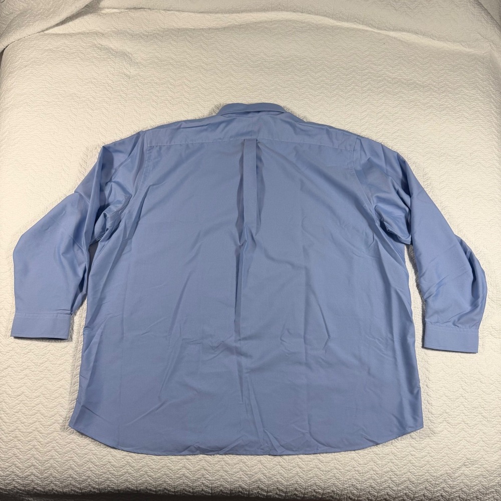NWT Polo Ralph Lauren Men Performance Button Up Shirt Blue 4XB Wicking Coolmax - Picture 4 of 10